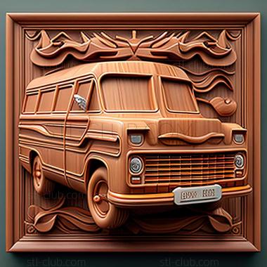 3D мадэль Chevrolet Van (STL)